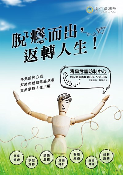 毒品防制宣導海報